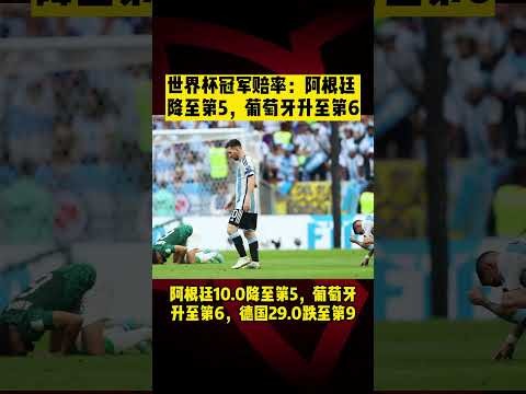 世界杯热门球队赔率