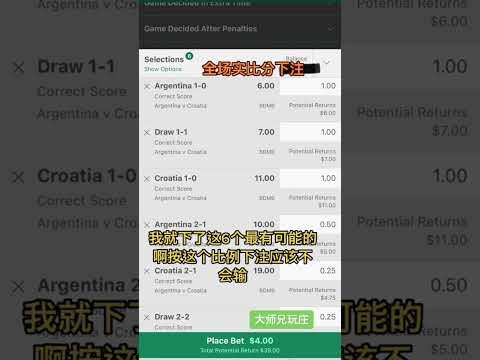 世界杯冷门赔率
